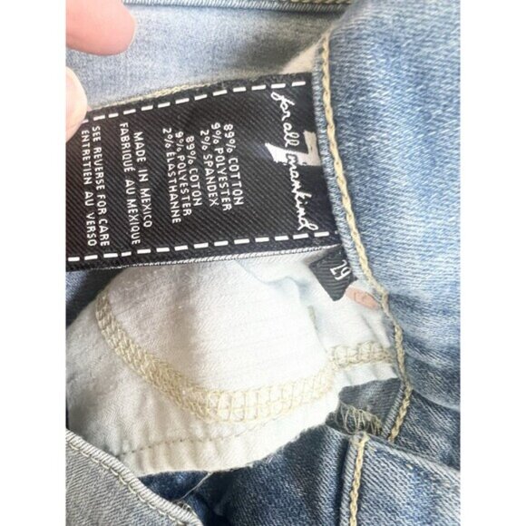 7 For All Mankind Gwenevere Low Rise Skinny Jeans For Women’s Size 29 Blue Denim - Picture 6 of 9